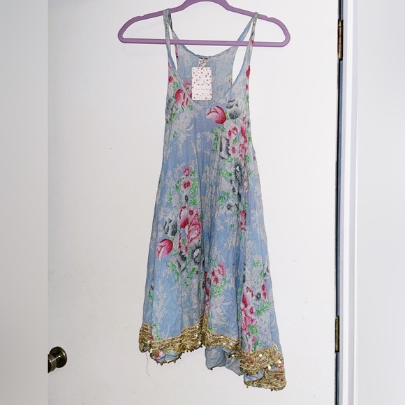 Free People One ‘Ends in Sequins’ slip dress - Picture 1 of 4